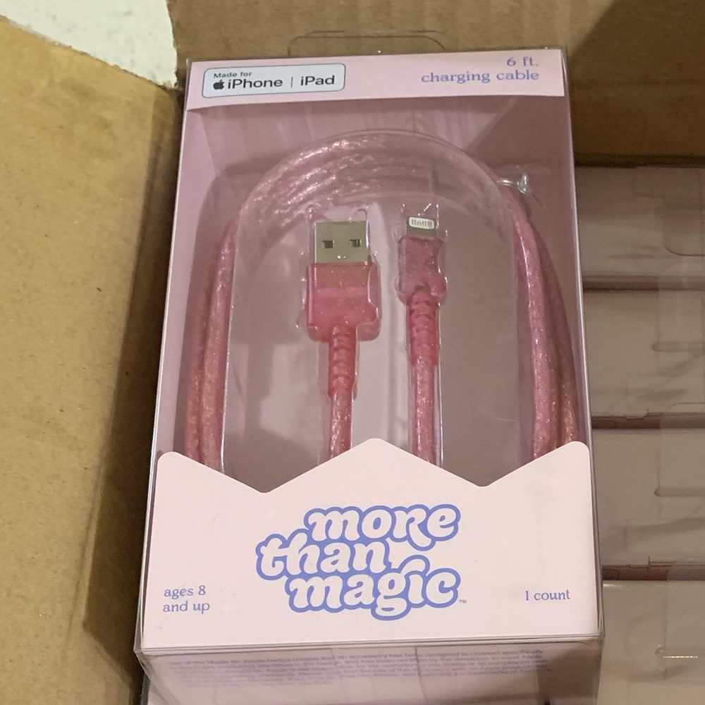 CASE OF 12 - 6 ft Iphone Charging cable